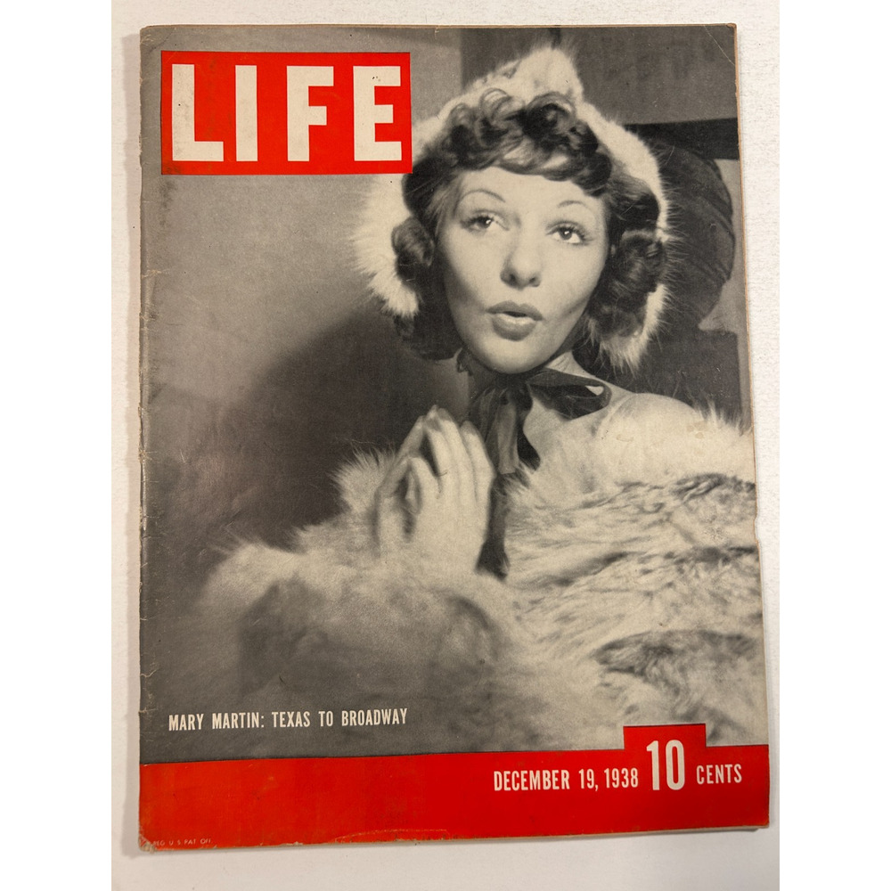 LIFE Magazine December 19 1938 Mary Martin Vintage Broadway Theater Issue
